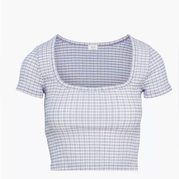 Aritzia Tops - Aritzia Wilfred Yacht T-Shirt in Lavender / White
